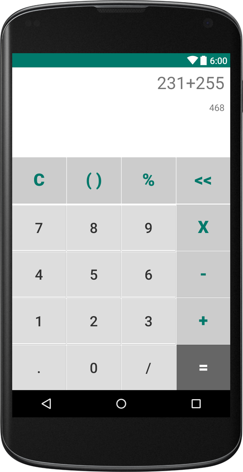 Download Simple Calculator Design User Interface Android Hq Png