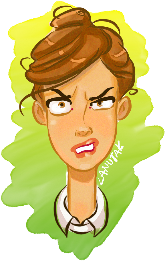 Angry Woman Free Clipart HD PNG Image