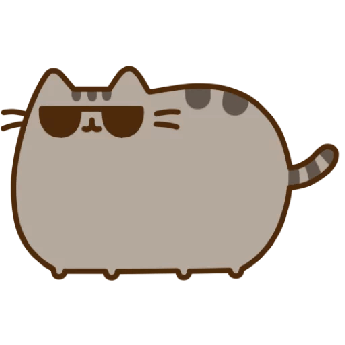 Download Brown Icons Pusheen Cat Computer Vision Care HQ PNG Image FreePNGI...