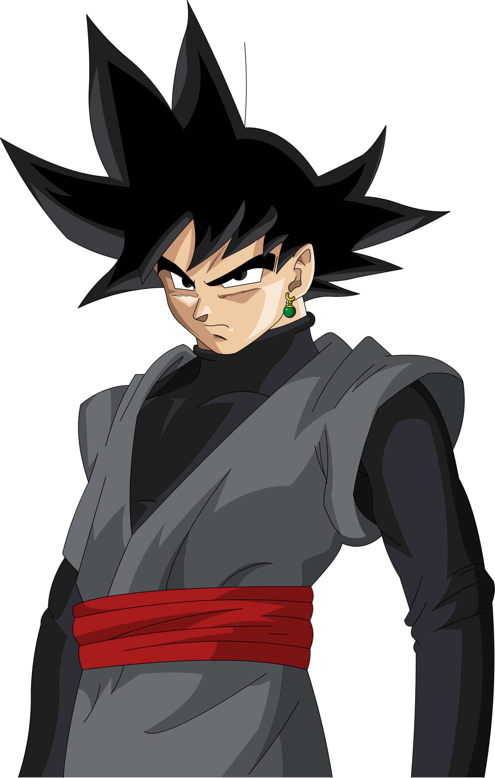 Zamasu Black Goku Free Clipart HD PNG Image