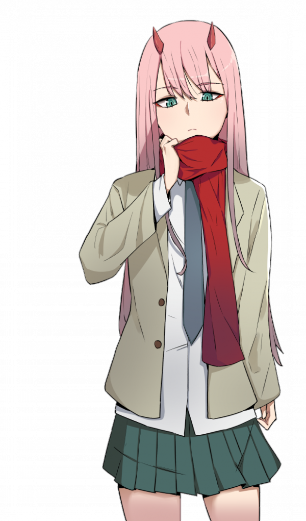 Girl Anime Zero Two PNG Image High Quality PNG Image