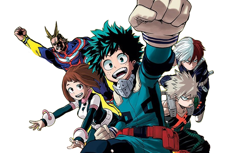 Hero Academia My Characters Free Transparent Image HQ PNG Image