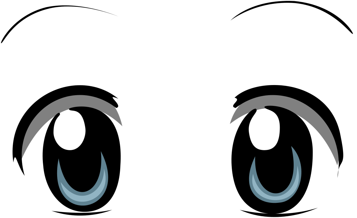 Cute Eyes Anime Photos PNG Free Photo PNG Image