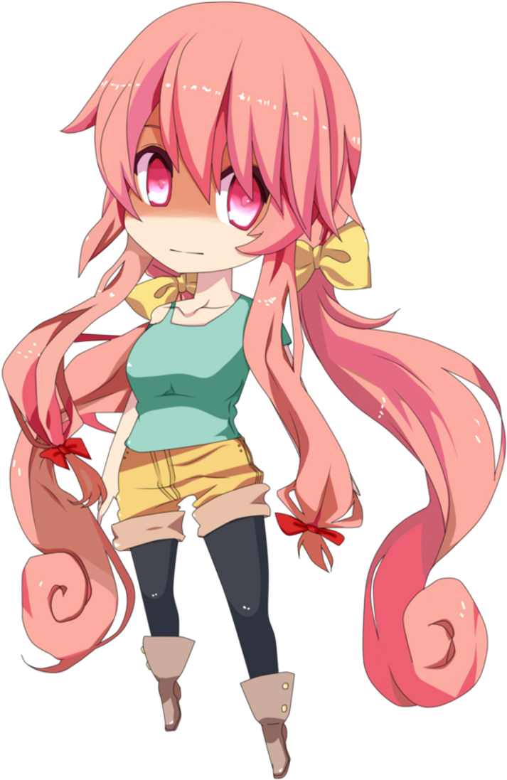 Gasai Yuno Free HD Image PNG Image