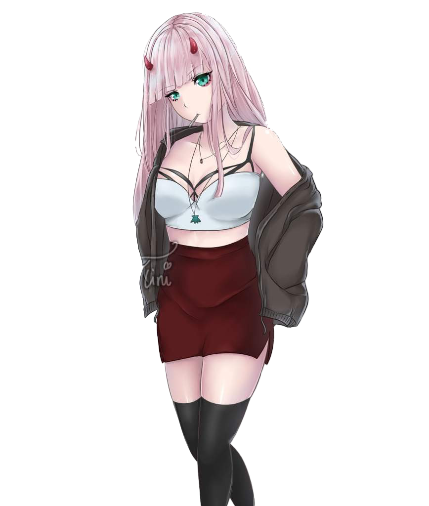 Fanart Zero Two Free Transparent Image HD PNG Image