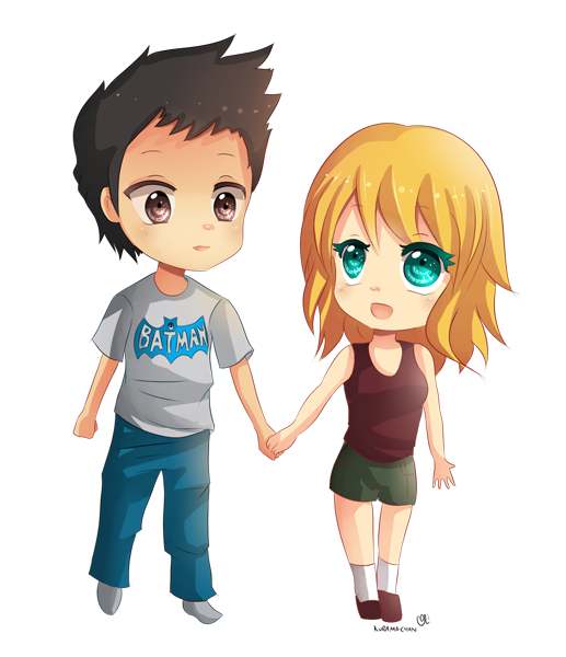 Chibi Couple Love Anime Free Transparent Image HD PNG Image