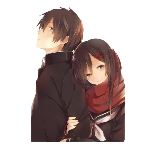 Couple Pic Love Anime Free Clipart HD PNG Image