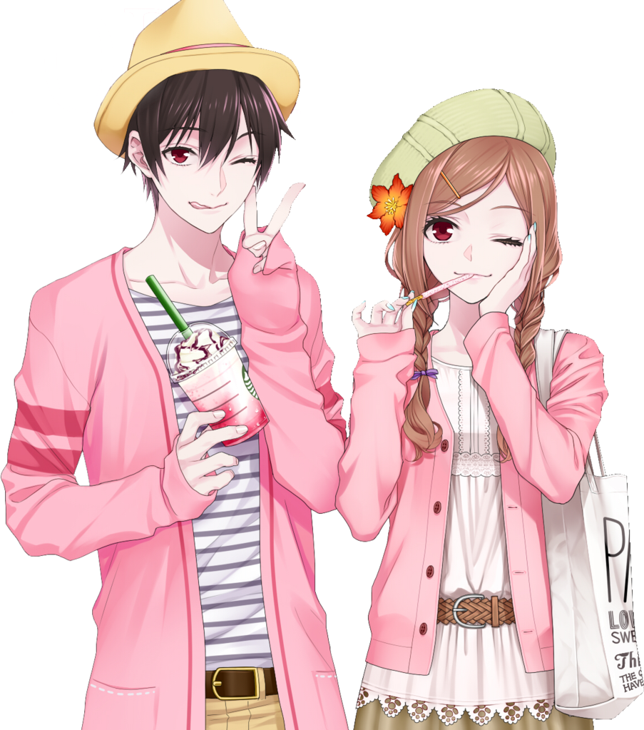 Cute Couple Anime Picture Free Download Image PNG Image