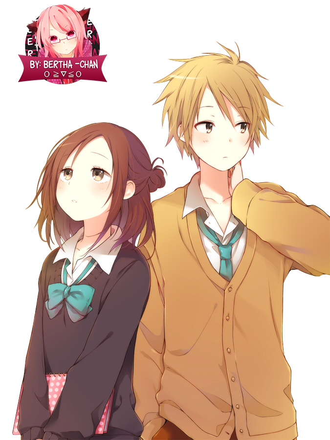 High School Couple Anime PNG File HD PNG Image