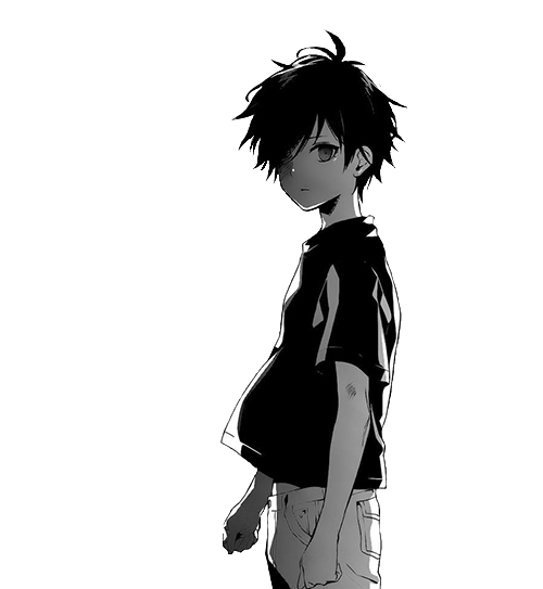 Boy Anime Sad Free Transparent Image HQ PNG Image