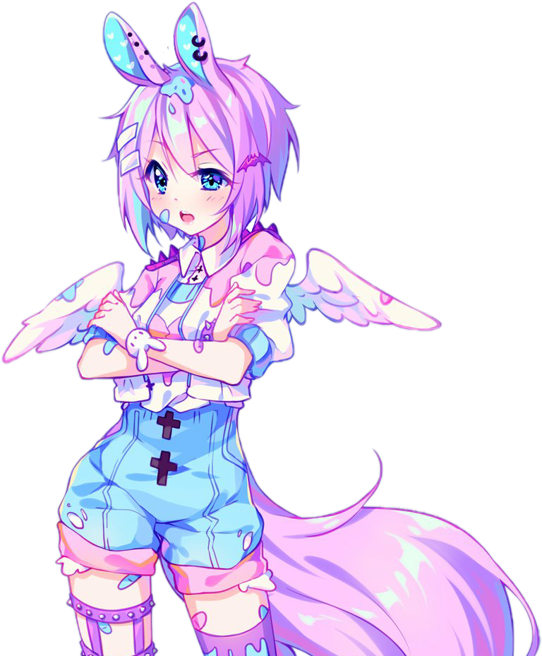 Pastel Girl Anime PNG Image High Quality PNG Image