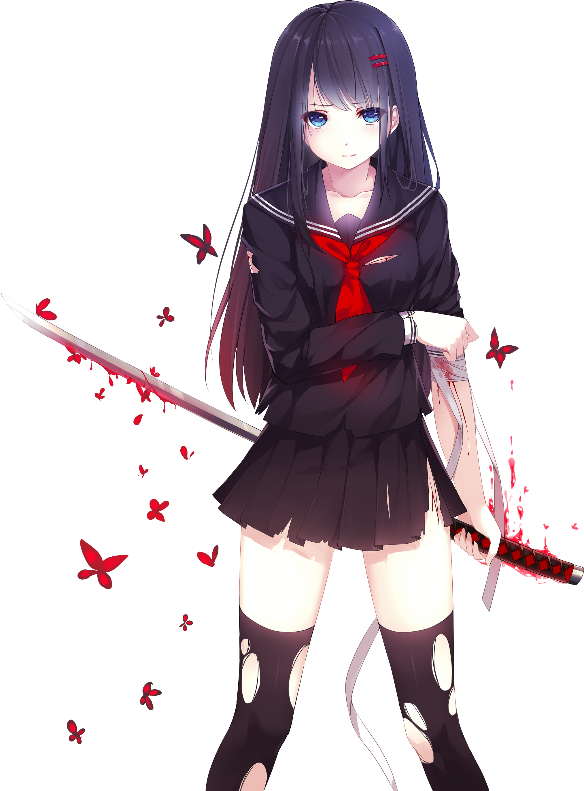 Girl Vampire Anime PNG File HD PNG Image