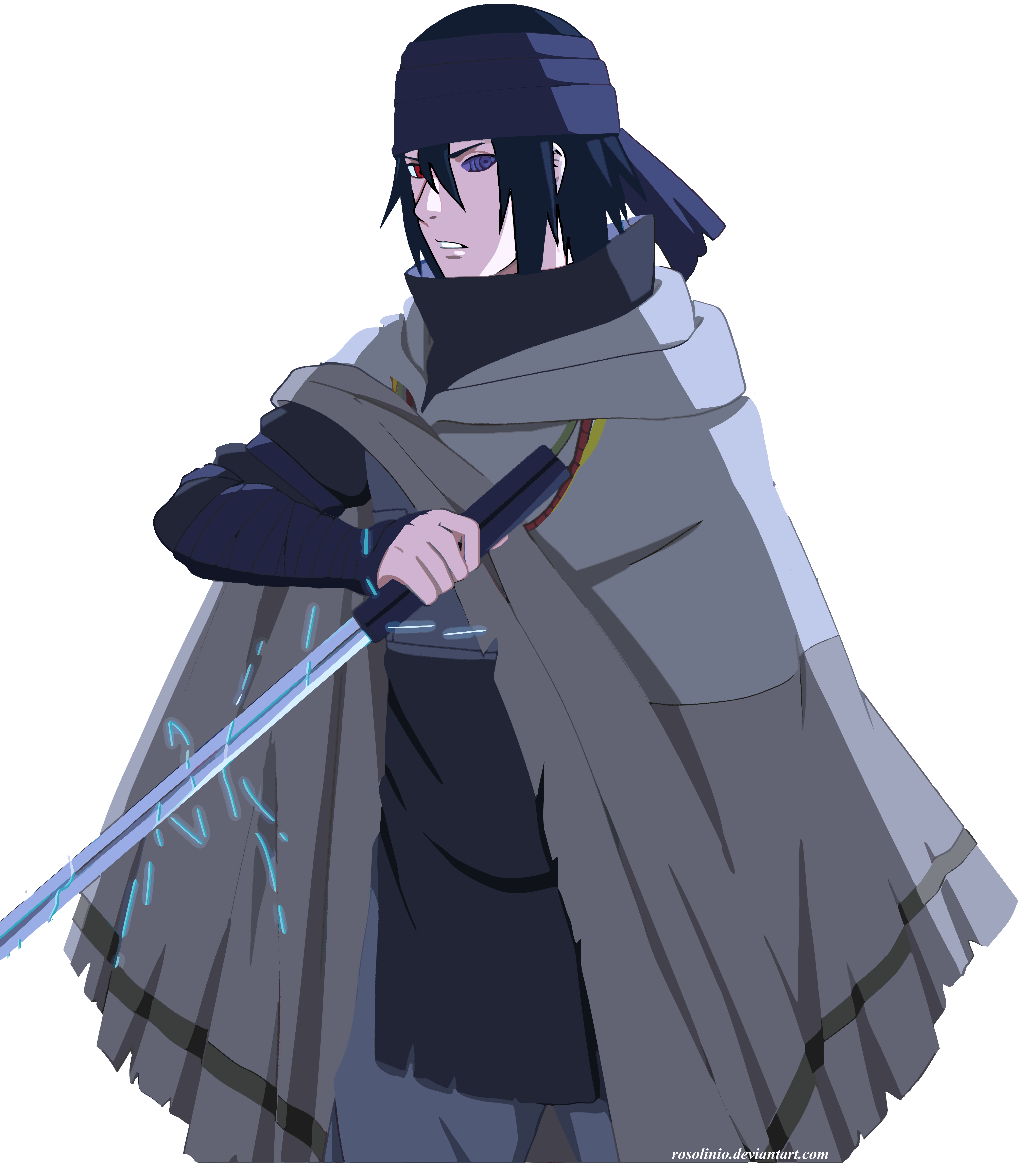 Uchiha Sasuke Photo PNG Image