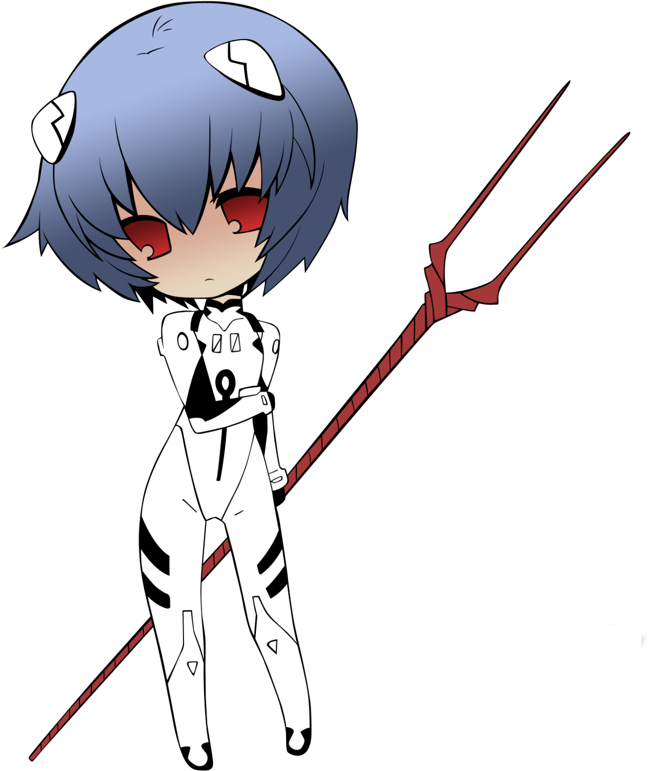 Ayanami Rei Free Transparent Image HQ PNG Image