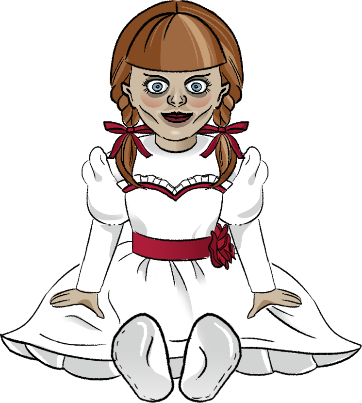 Doll Annabelle Free Clipart HQ PNG Image