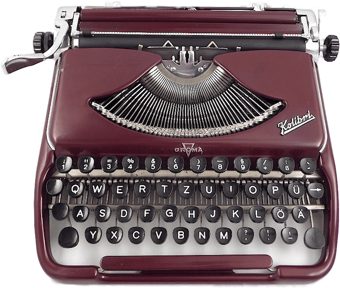 Antique Portable Typewriter PNG Download Free PNG Image