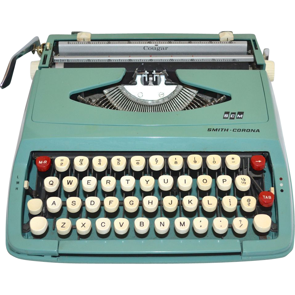 Antique Picture Portable Typewriter Free Transparent Image HQ PNG Image