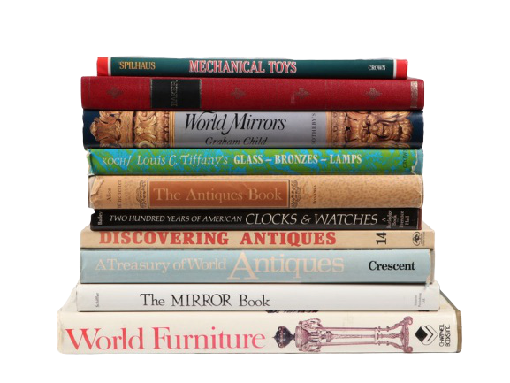 Antique Book Stack Free Clipart HQ PNG Image