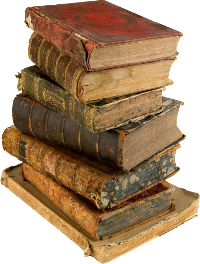 Antique Photos Book Stack Free Photo PNG Image