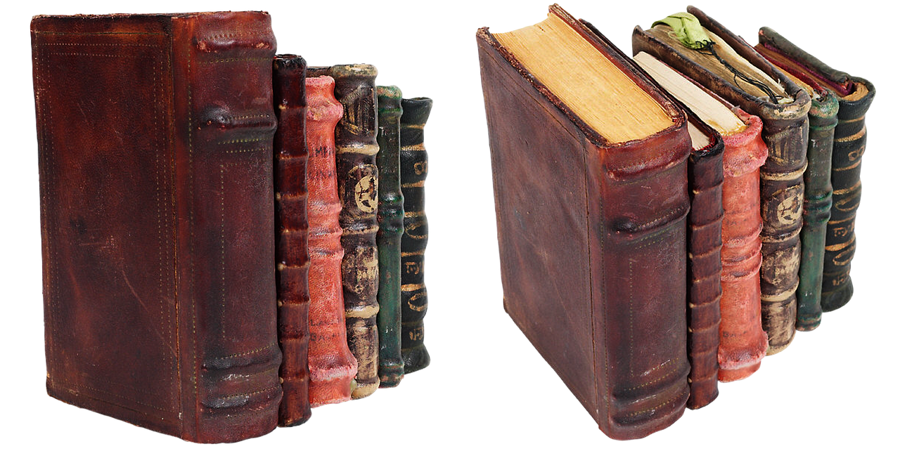 Antique Book Pic Stack Free Clipart HD PNG Image