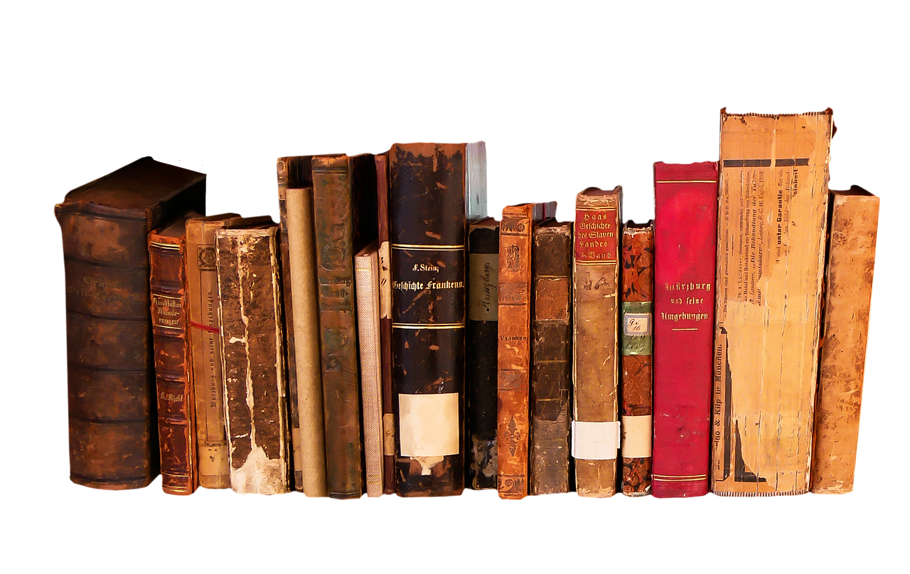 Antique Book Stack Free Transparent Image HD Transparent PNG Image