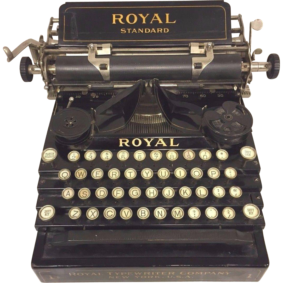 Antique Typewriter PNG Free Photo PNG Image