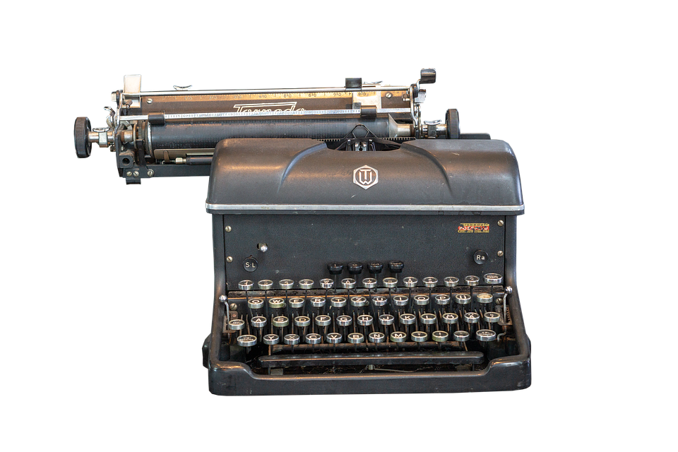 Antique Picture Typewriter Free PNG HQ PNG Image