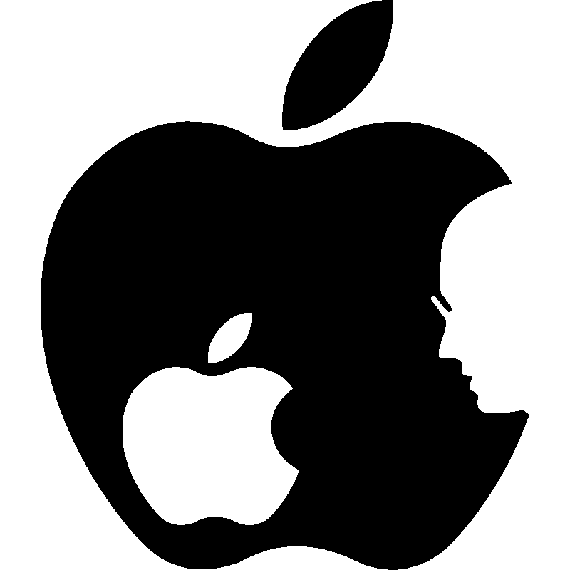Different Jobs Apple Steve Decal Logo Think PNG Image