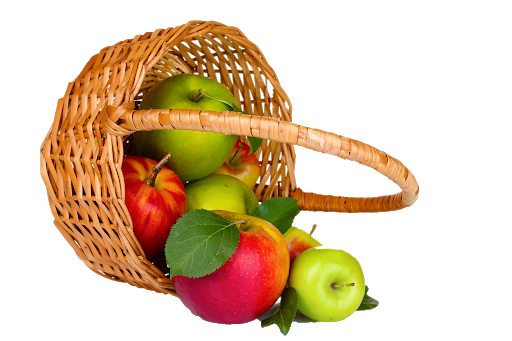 Basket Apple PNG File HD PNG Image