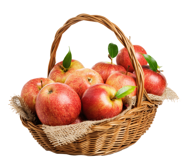 Download Basket Apple Free Clipart HD HQ PNG Image FreePNGImg.