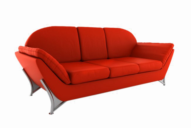 Red Sofa PNG File HD PNG Image
