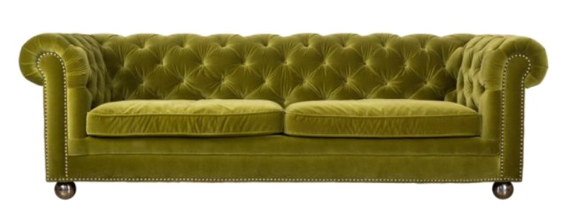 Velvet Sofa Free Clipart HQ PNG Image