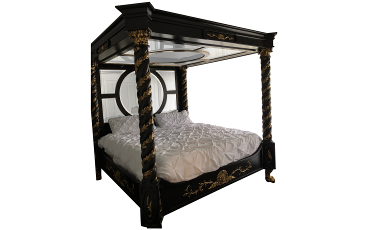 Canopy Bed Free Clipart HD PNG Image