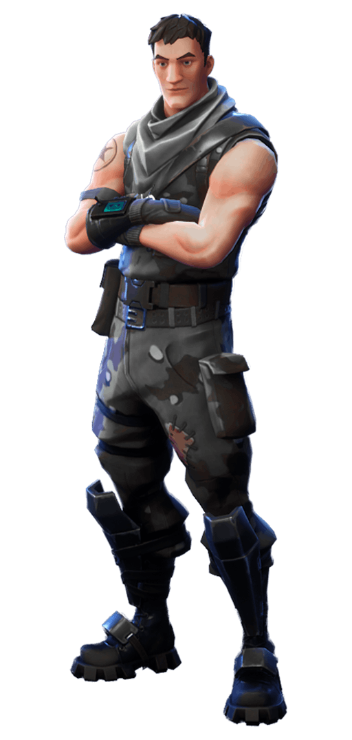 Standing Soldier Royale Fortnite Battle Ninja PNG Image