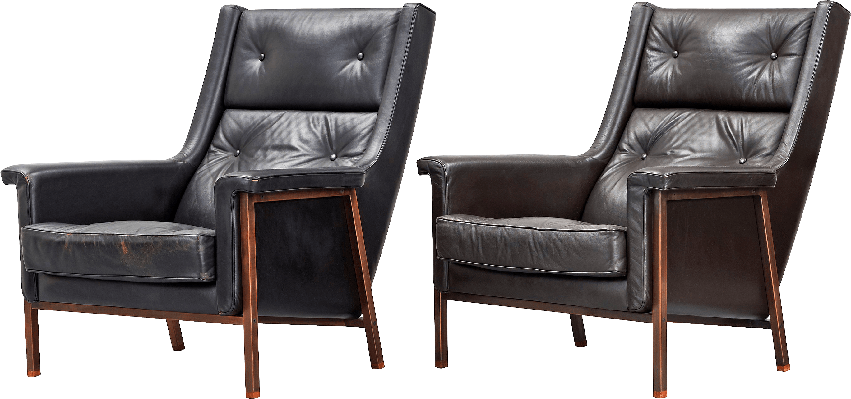 Black Armchairs Png Image PNG Image