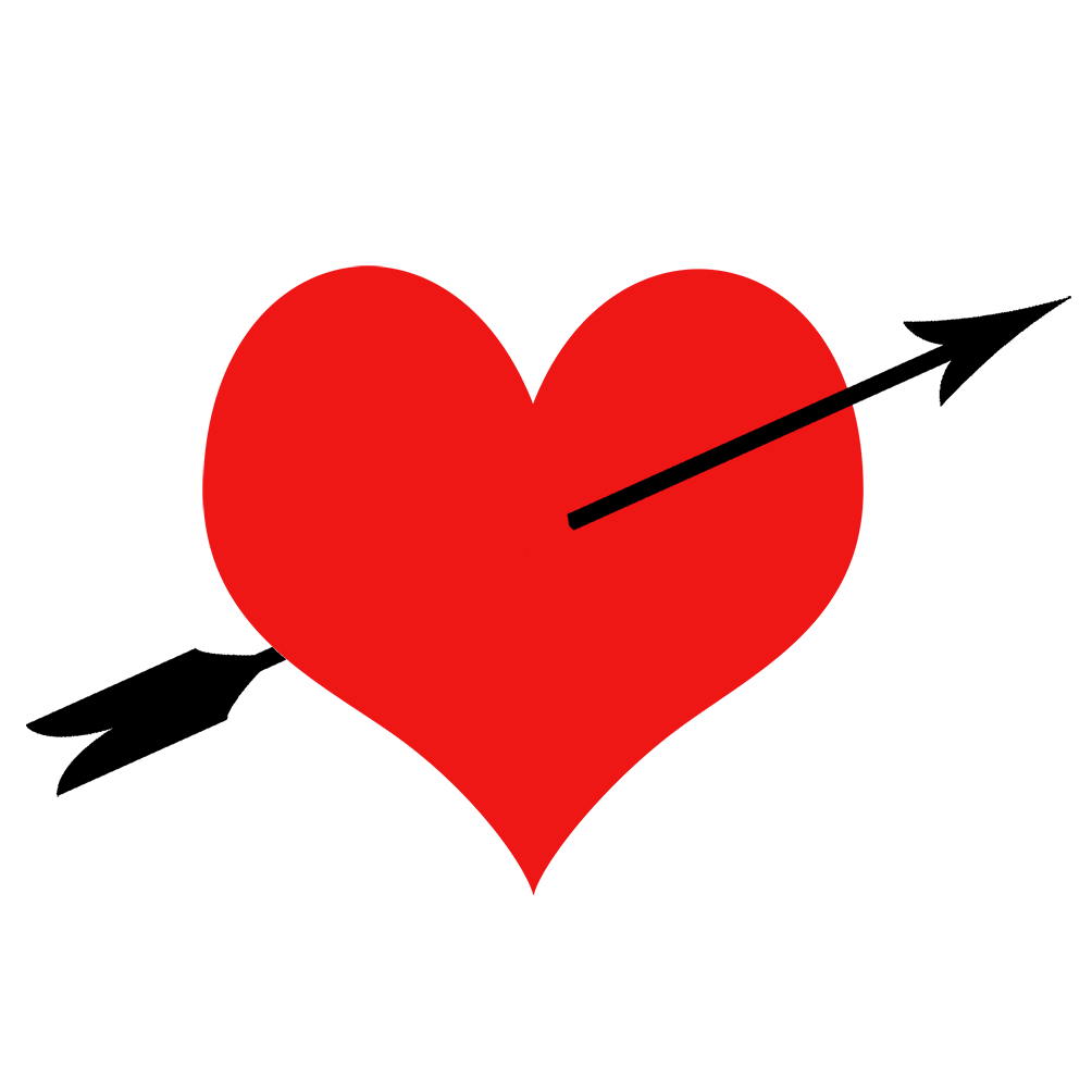 Heart Pic Arrow Red Free Download PNG HD PNG Image