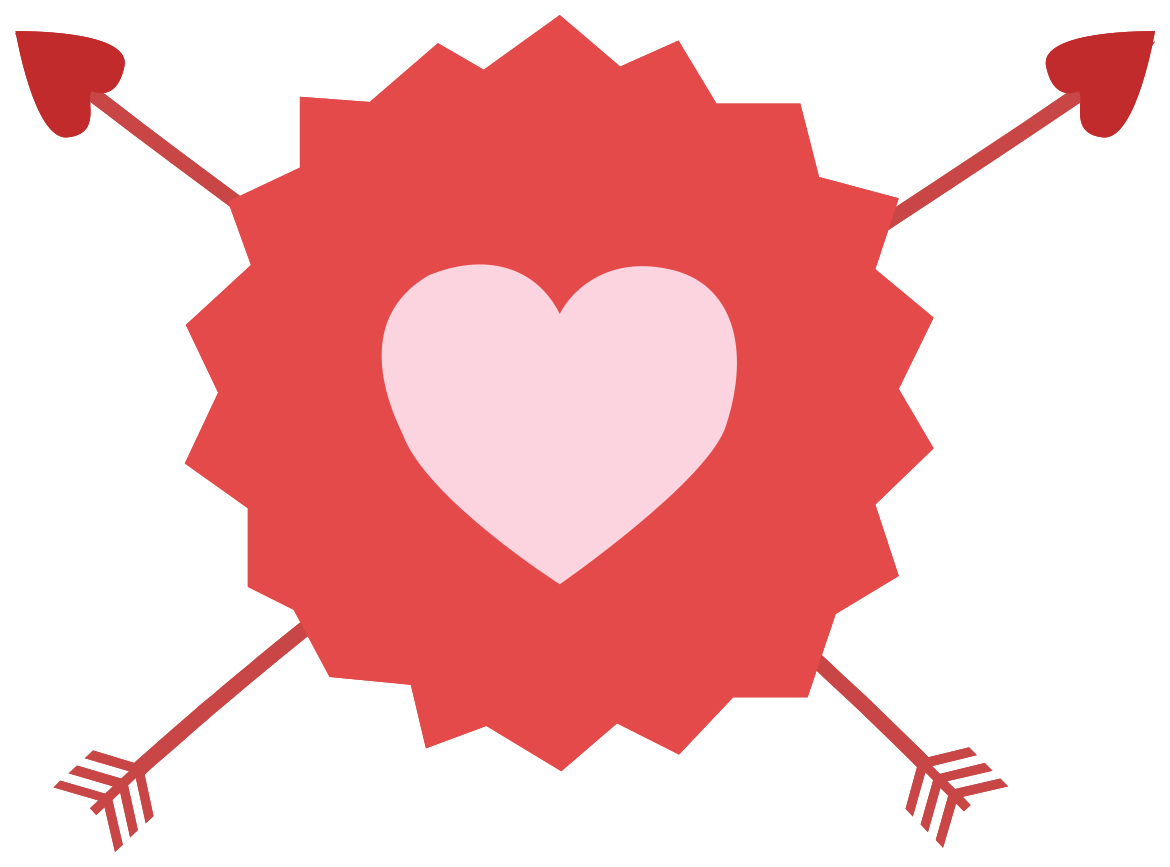 Heart Arrow Valentine Free Transparent Image HQ PNG Image