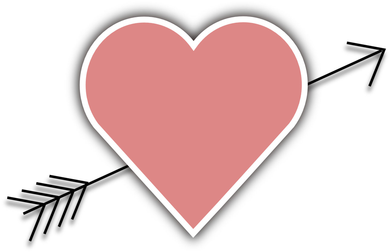 Heart Vector Arrow HD Image Free PNG Image