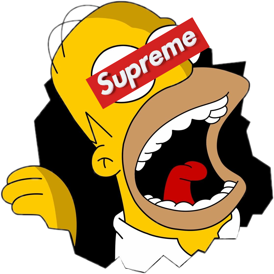 Homer Bart Yellow Simpsons Logo Tapped Simpson PNG Image