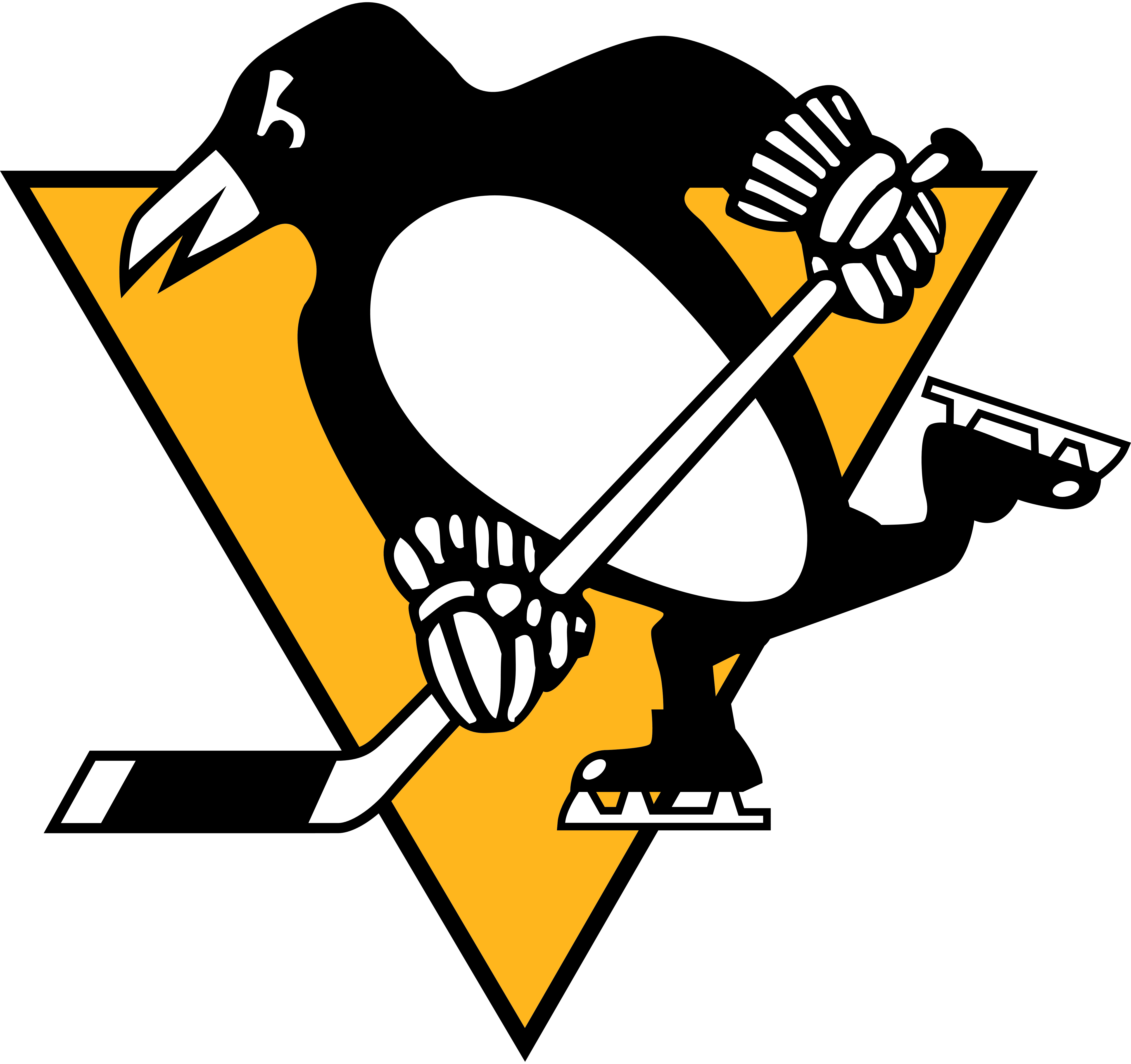 League Area Pittsburgh National Penguins Hockey Wing PNG Image