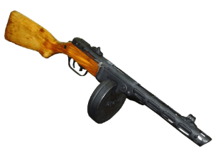 Ppsh Soviet Assault Rifle Png PNG Image