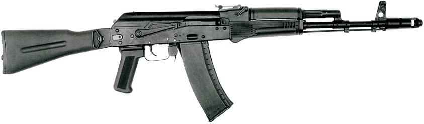Ak-105 Kalash Russian Assault Rifle Png PNG Image
