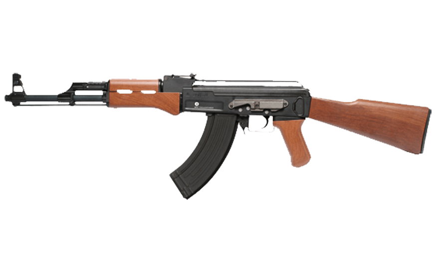 Ak-47 Kalash Russian Assault Rifle Png PNG Image