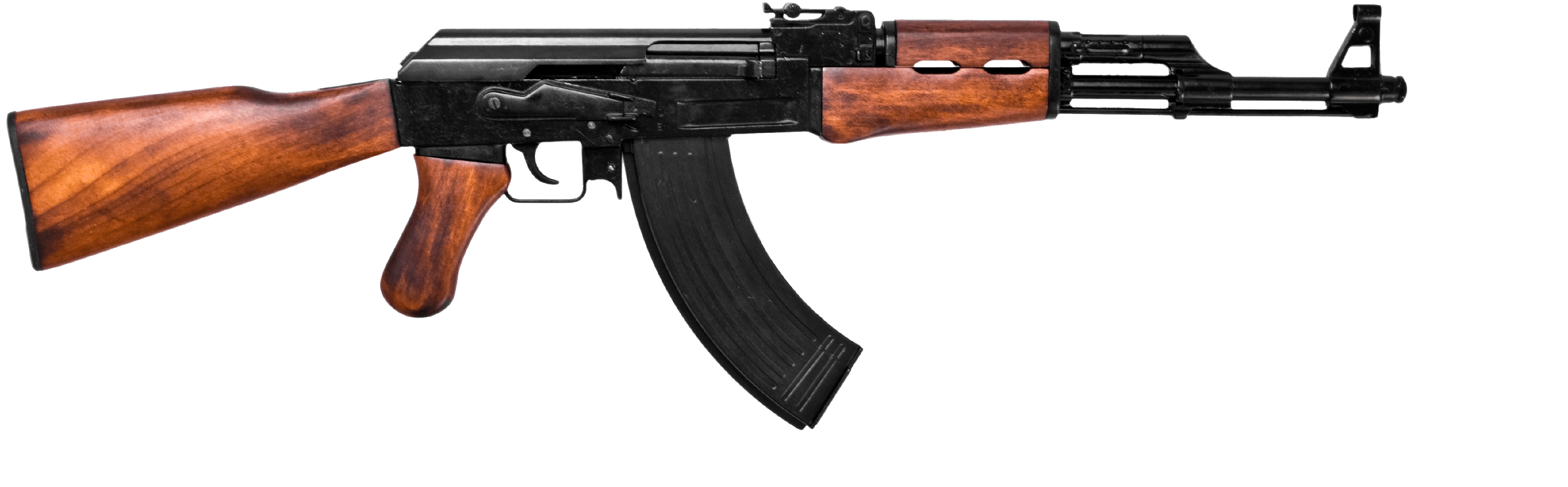 Ak-47 Kalash Russian Assault Rifle Png Transparent PNG Image