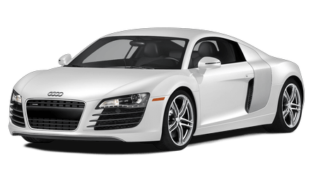 White Audi R8 Png Image PNG Image