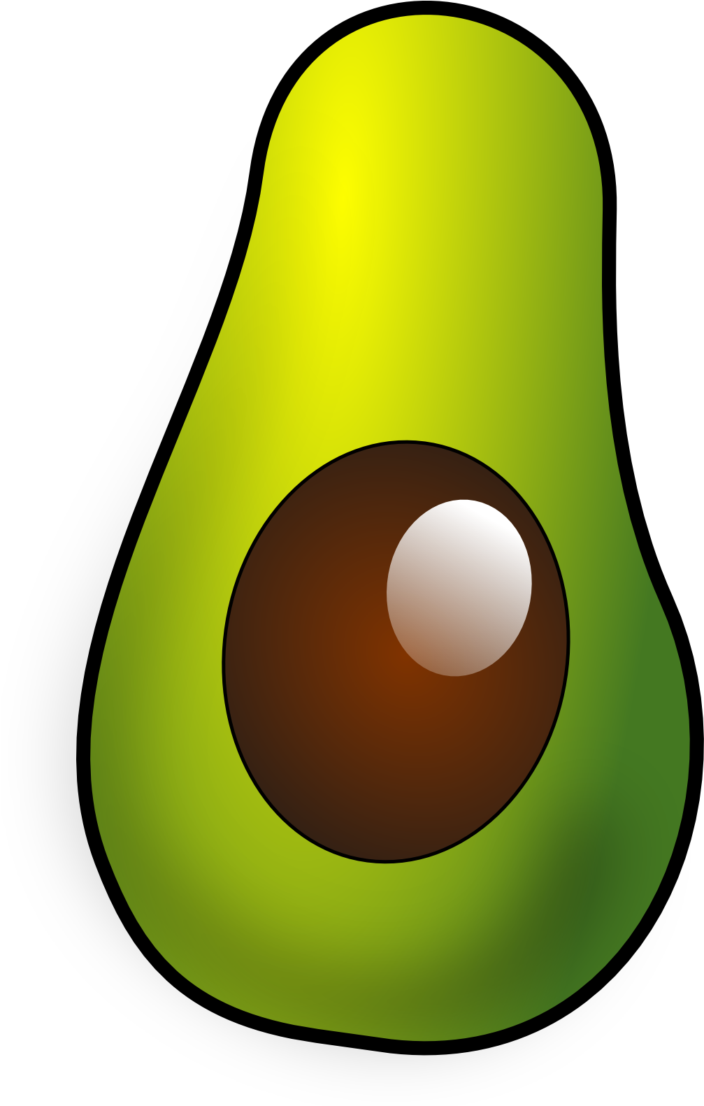 Vector Avocado Free HQ Image PNG Image