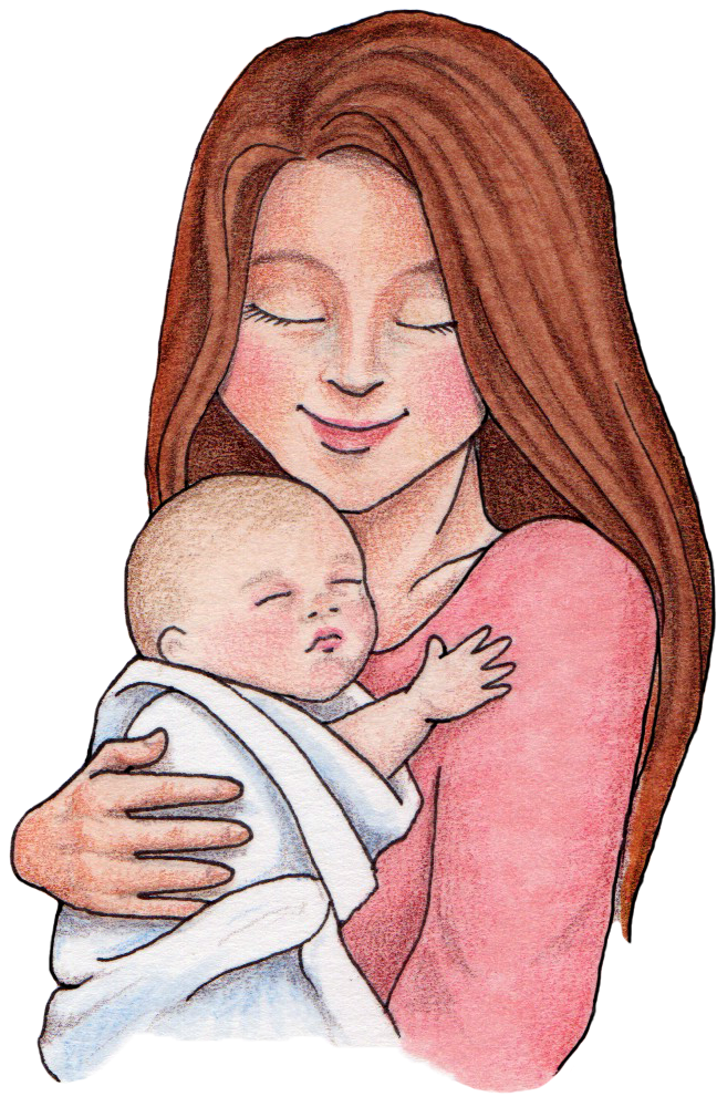 Baby Vector With Mother Happy PNG Image