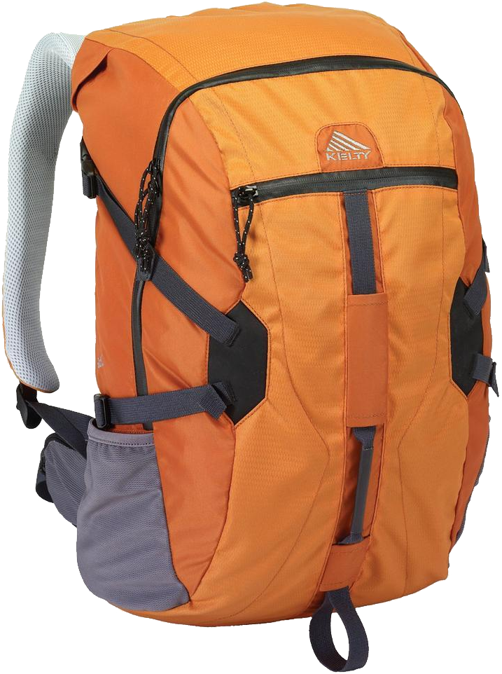 Orange Backpack Sports Waterproof Download Free Image PNG Image