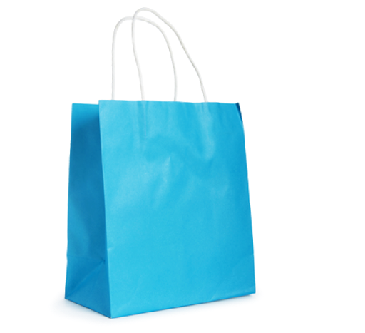 Blue Bag Shopping Download HQ PNG Image