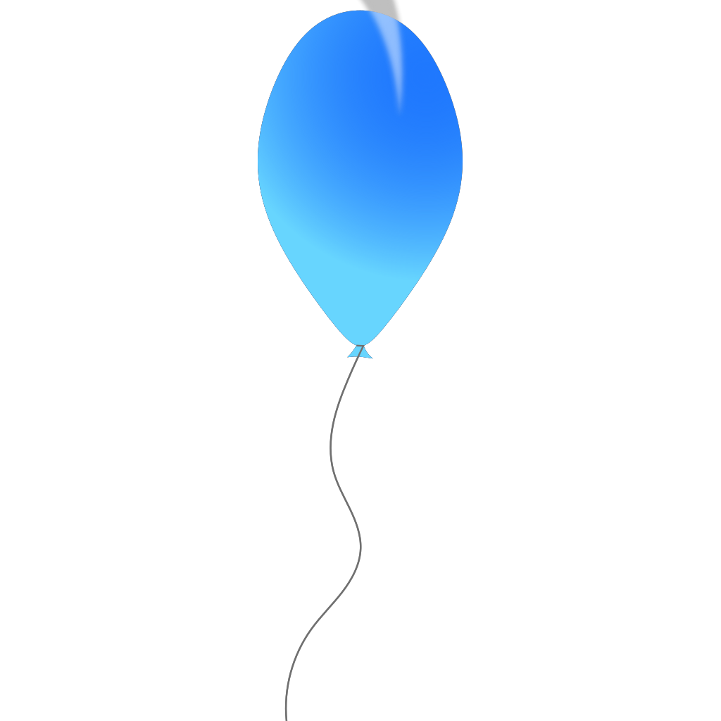 Blue Balloon Download HQ PNG Image